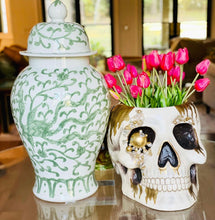 Load image into Gallery viewer, Bethany Lowe Jeweled Skull Bucket