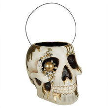 Load image into Gallery viewer, Bethany Lowe Jeweled Skull Bucket