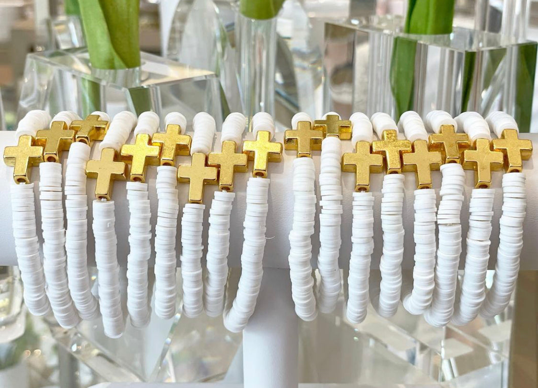 Cross Stack Bracelet