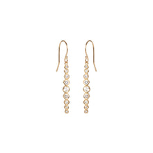 Load image into Gallery viewer, 14k Bezel Earring
